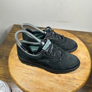 Mephisto Women's Black Leather Comfort Walking Shoes Lace Up Sneakers Size 7 US